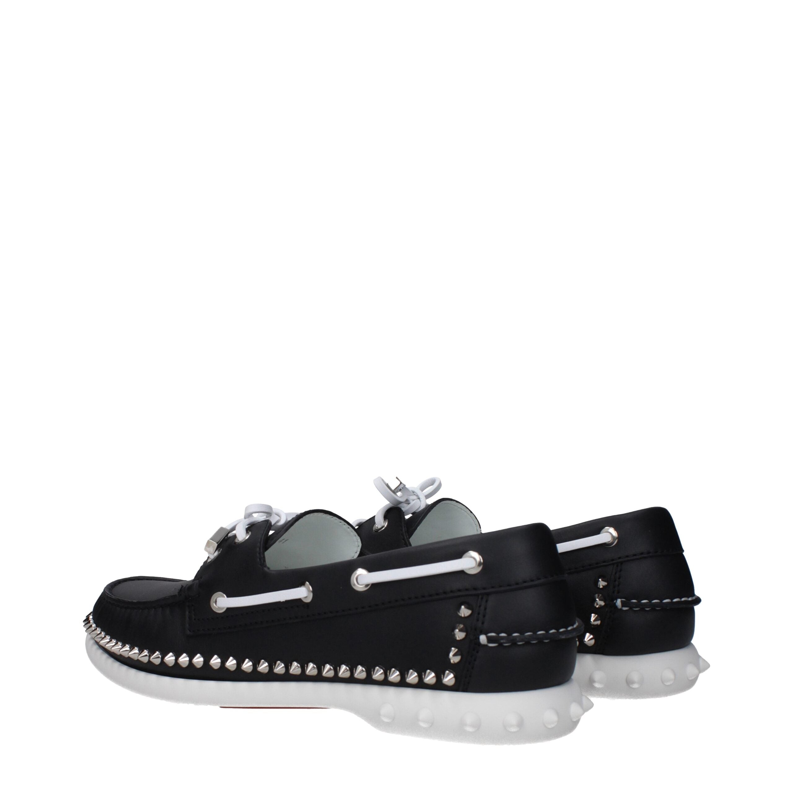 Christian Louboutin Black Leather Loafer