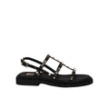 Valentino Garavani Rockstud Smooth Leather Flat Sandals