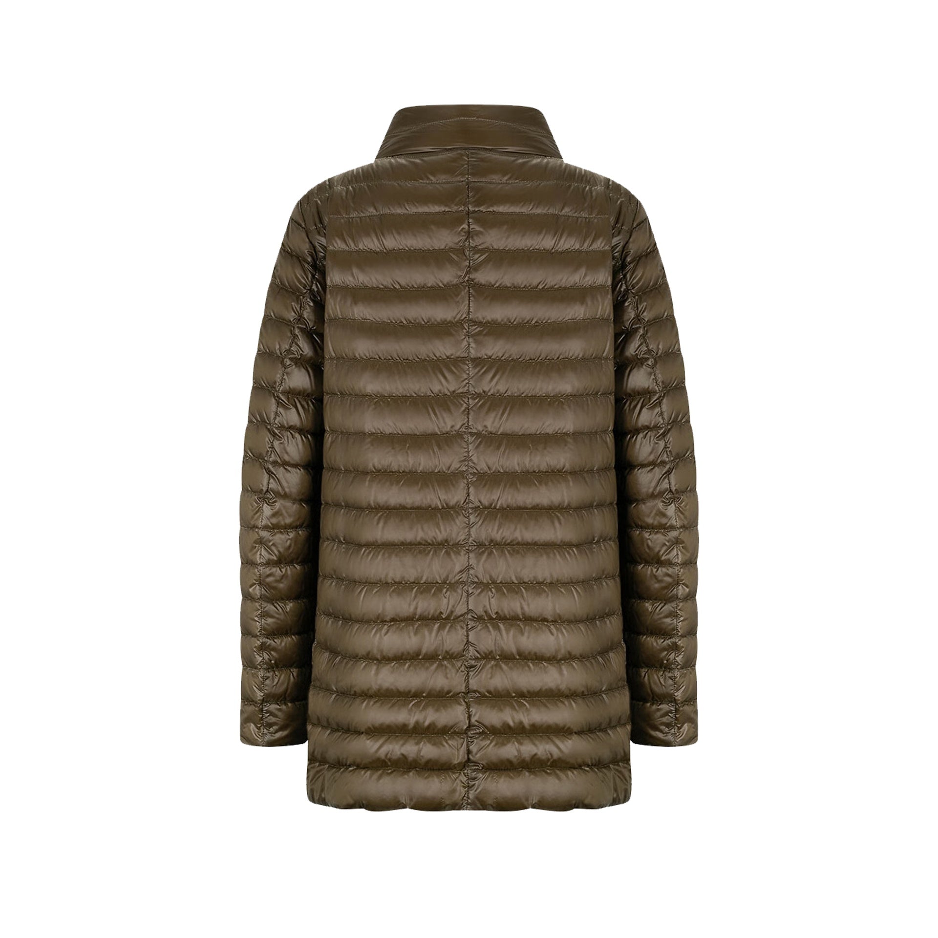 HERNO Ultralight reversible A-line down Coat