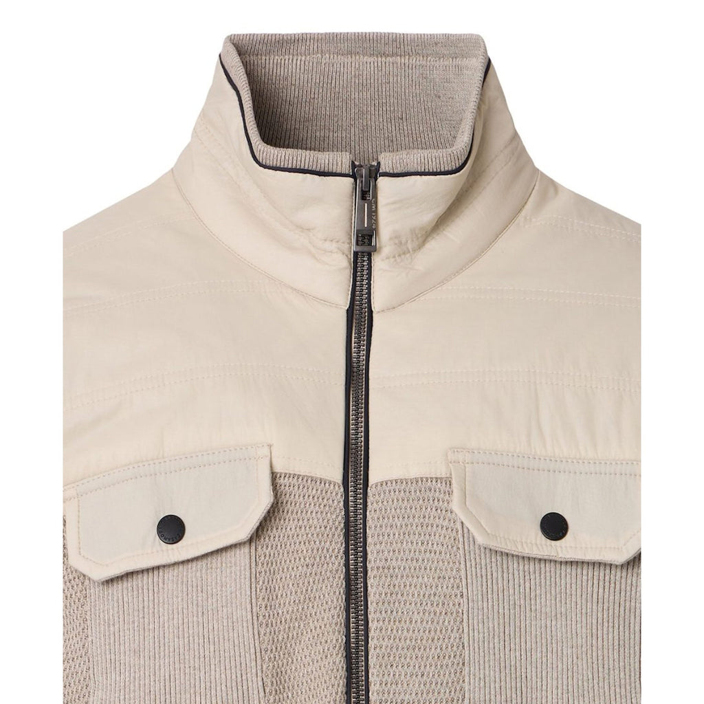 Herno Padded-Panel Knitted Jacket
