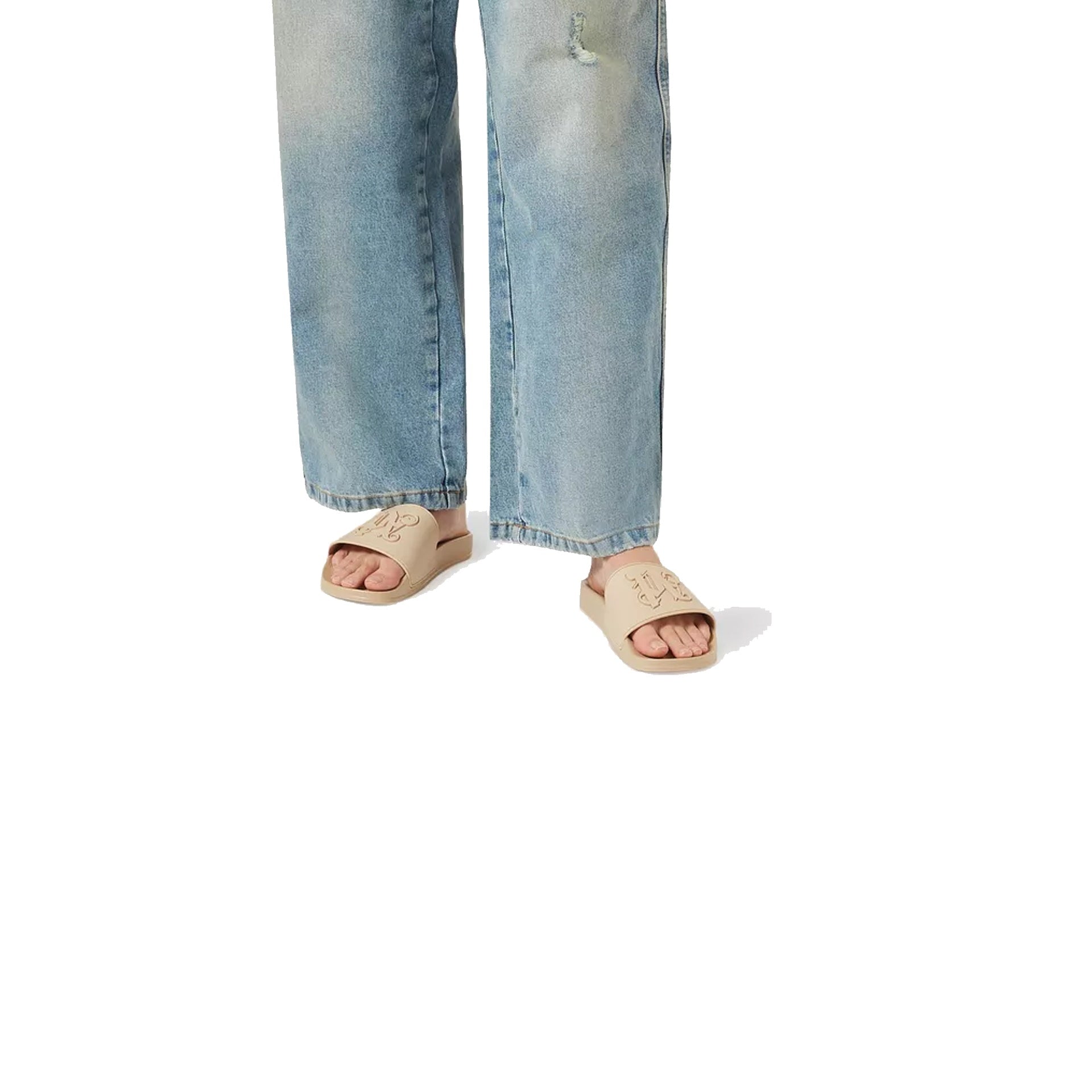 Palm Angels Monogram Pool Slides