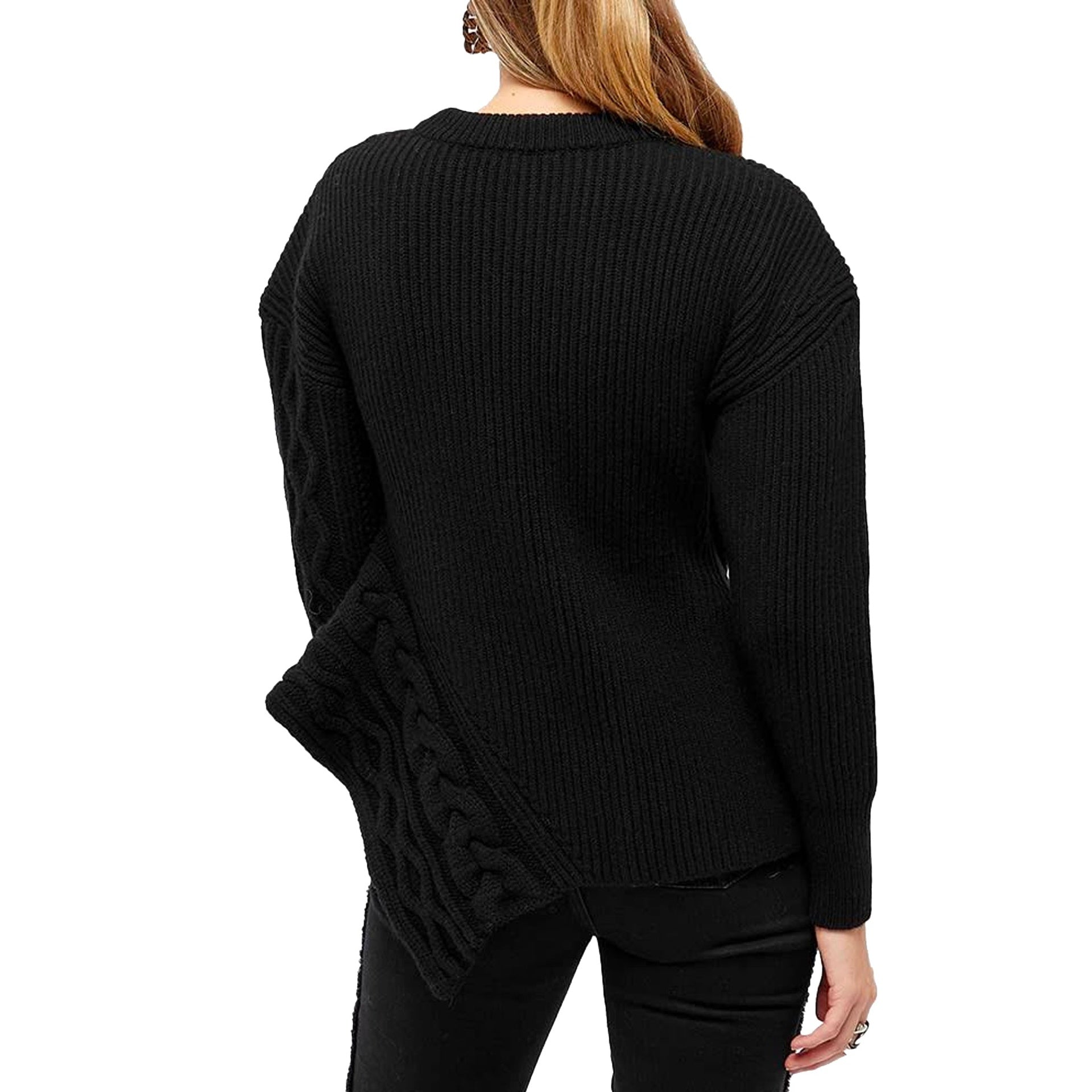 Alexander McQueen Asymmetric Wool Jumper – Siebentaschen