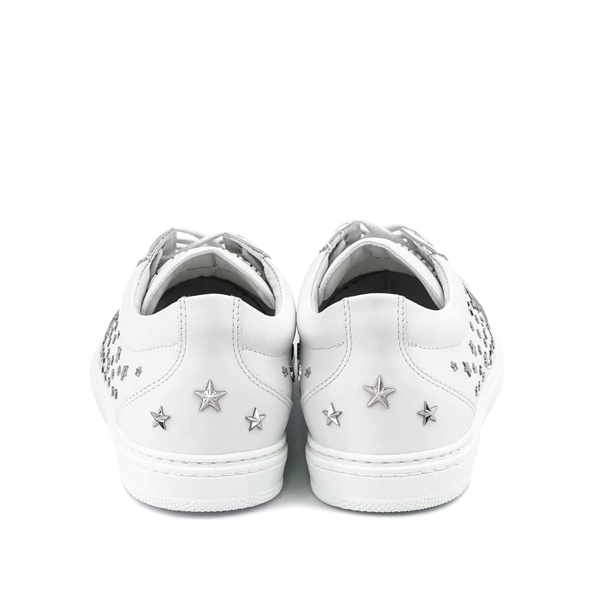 Jimmy Choo Cash Star Leather Sneakers