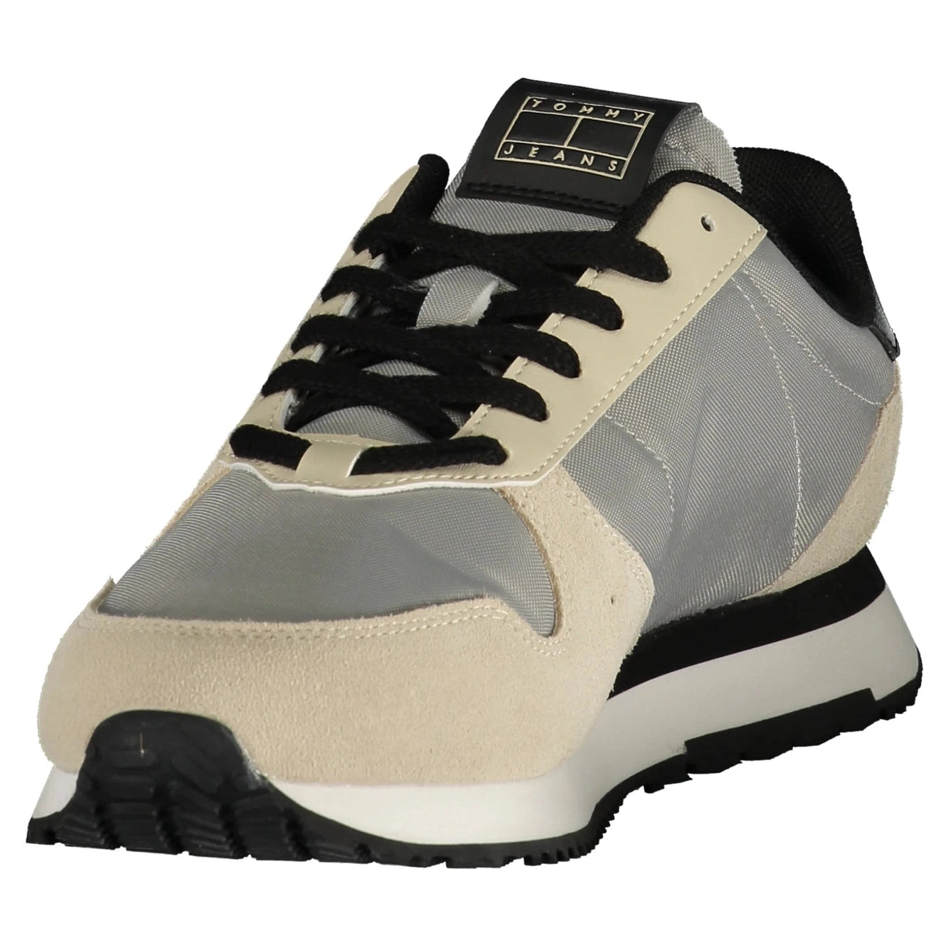 Men’s Grey Sports Shoes with Laces and Removable Footbed