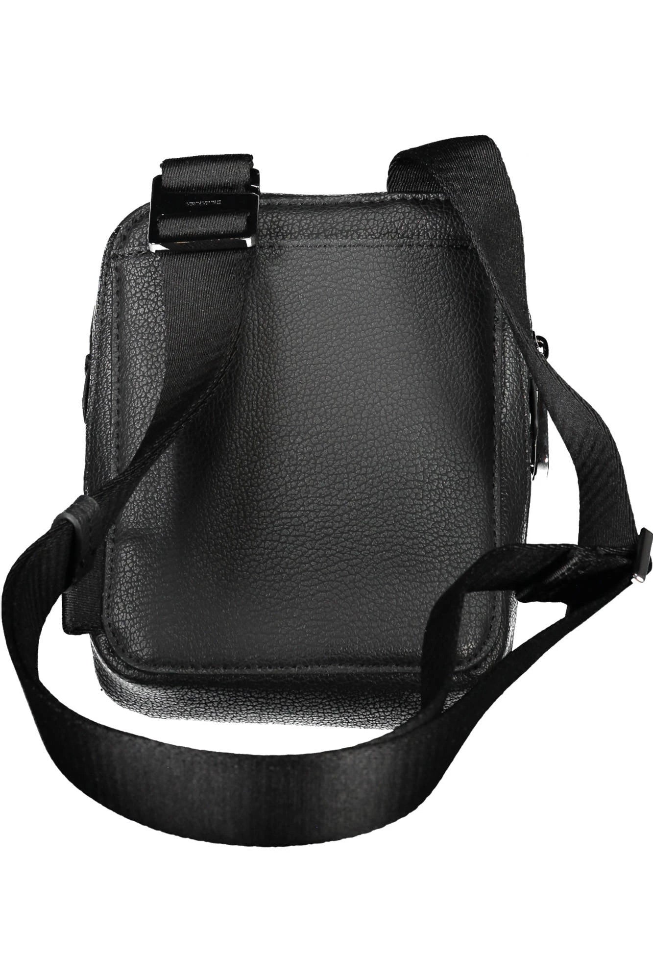Men’s Black Shoulder Bag with Adjustable Strap