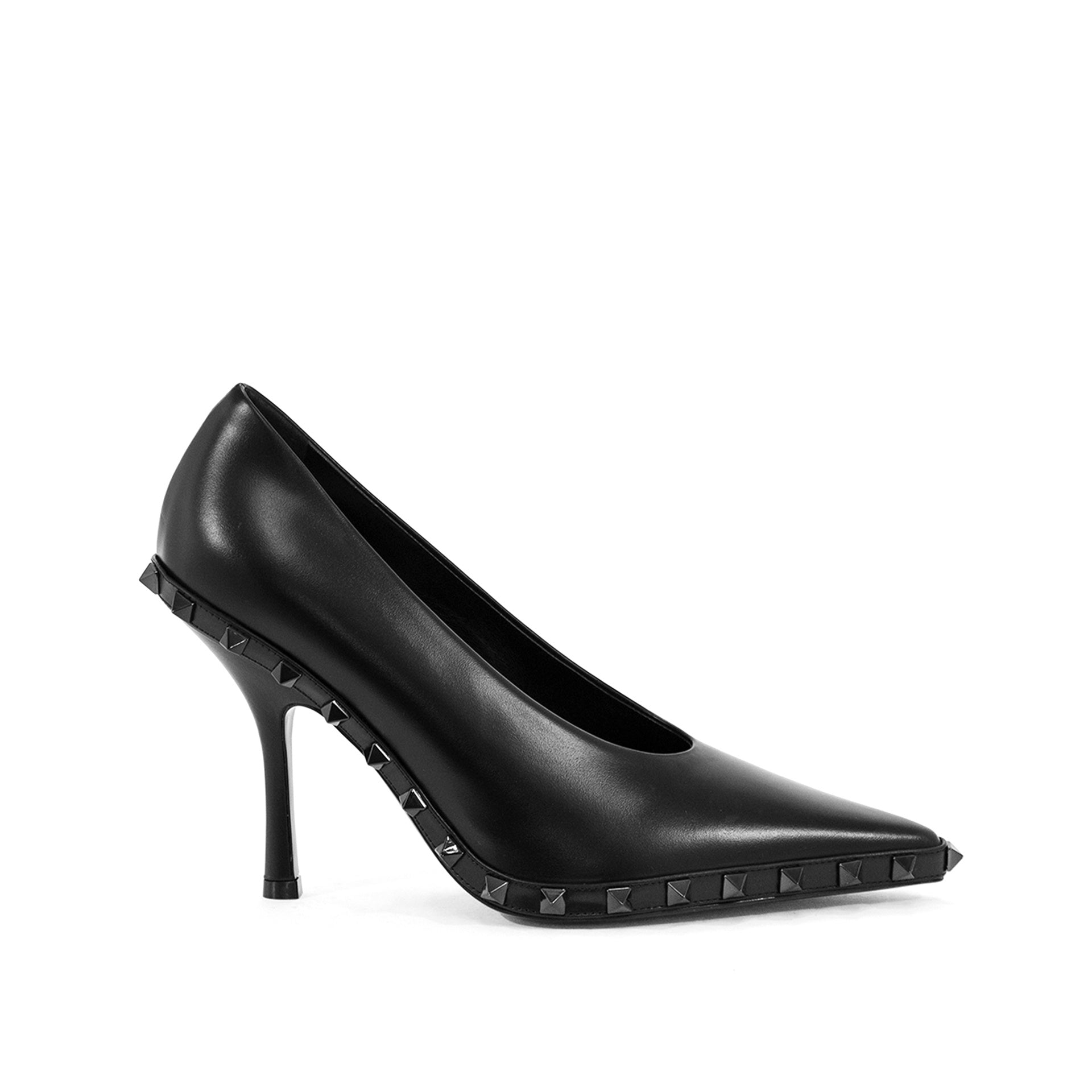 Valentino Garavani Rockstud Leather Pumps - WOMEN SHOES - VALENTINO GARAVANI - Tluxy New