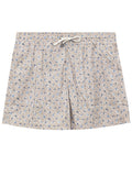 Canali Sailing Print Swim Shorts in Beige with Blue Print – Siebentaschen