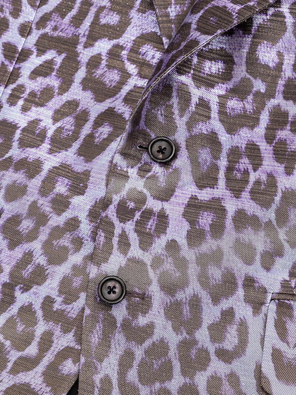 Tom Ford Men's Purple Leopard Print Single-Breasted Jacket – Siebentaschen