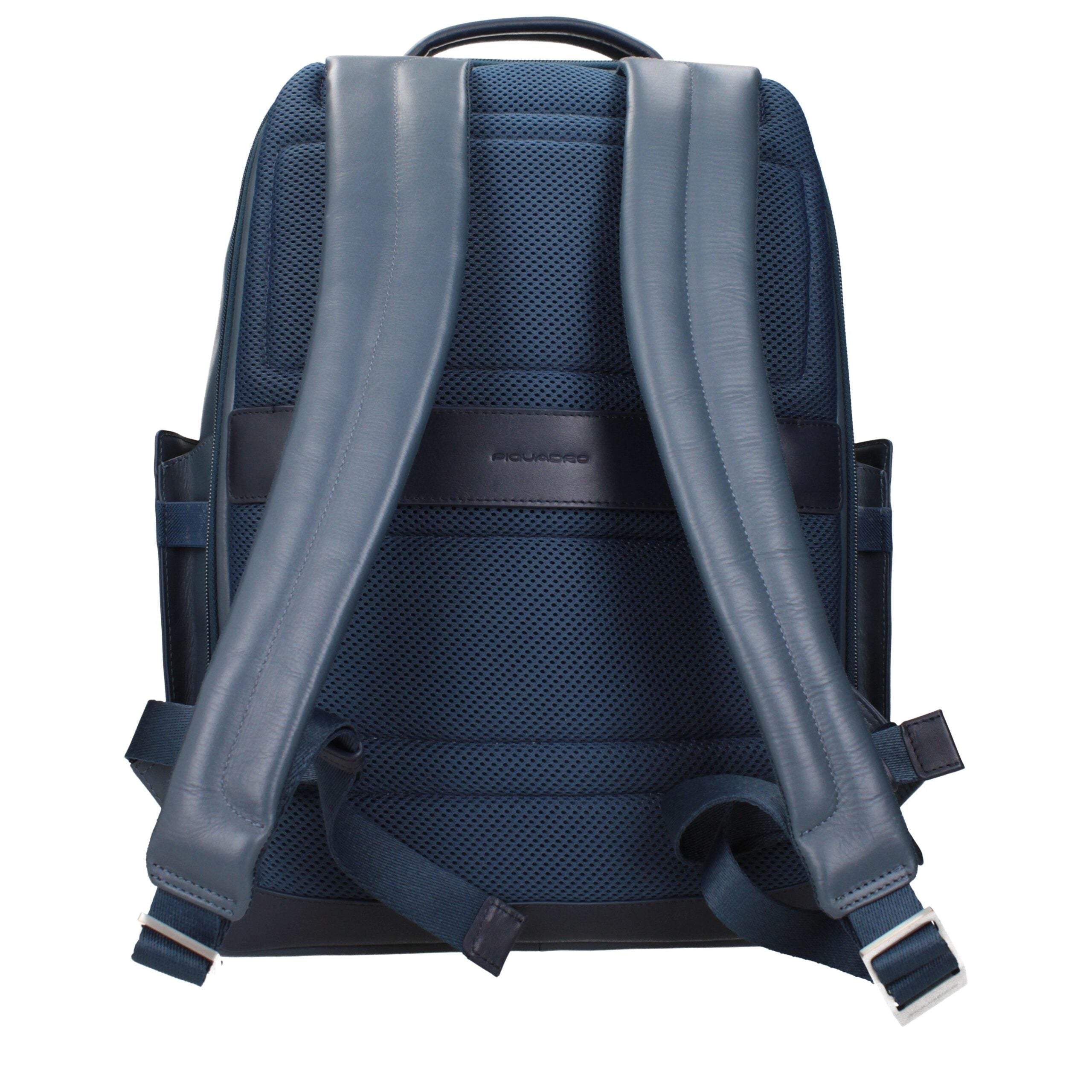 Piquadro Blue Leather Backpack