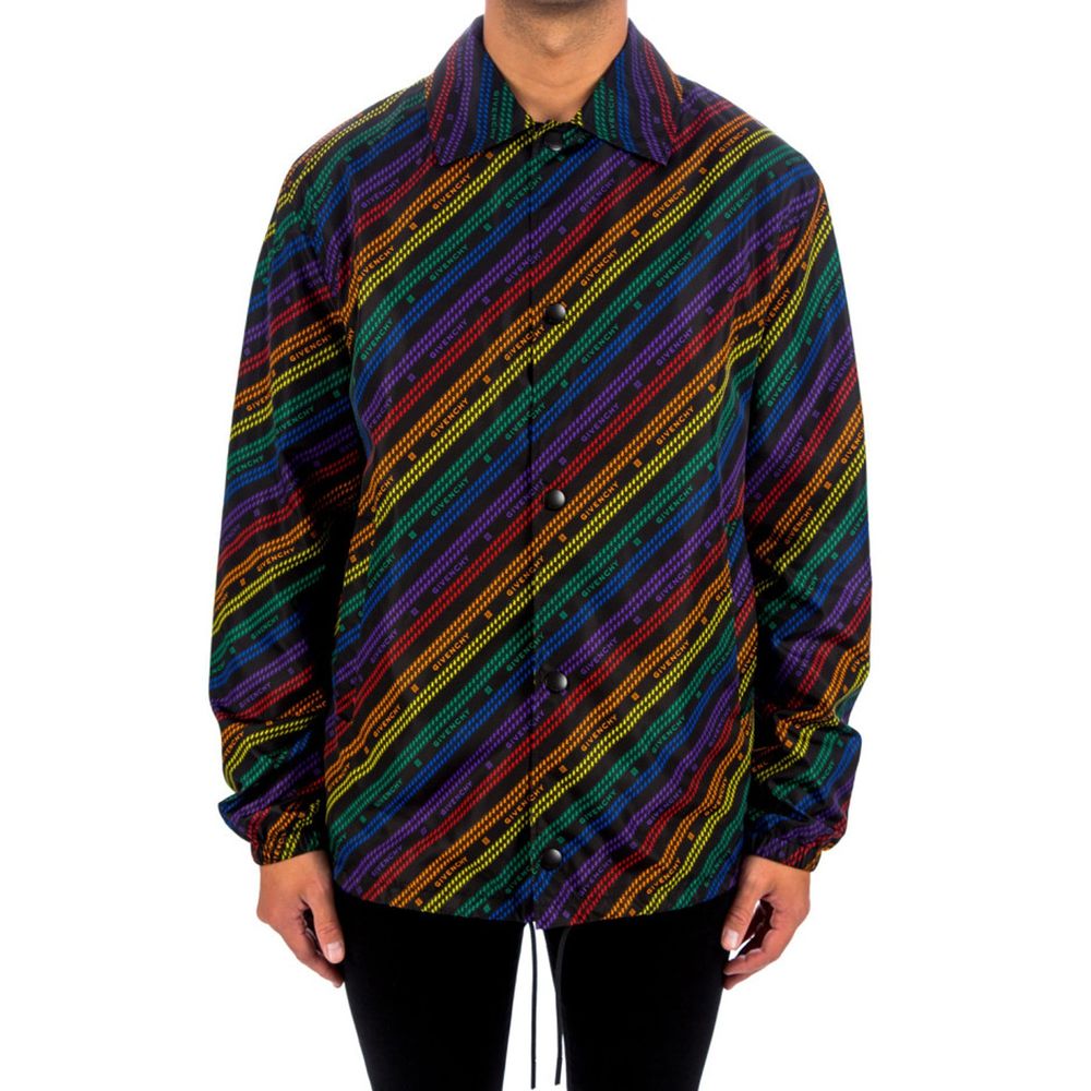 Givenchy Rainbow Chain Nylonjacke