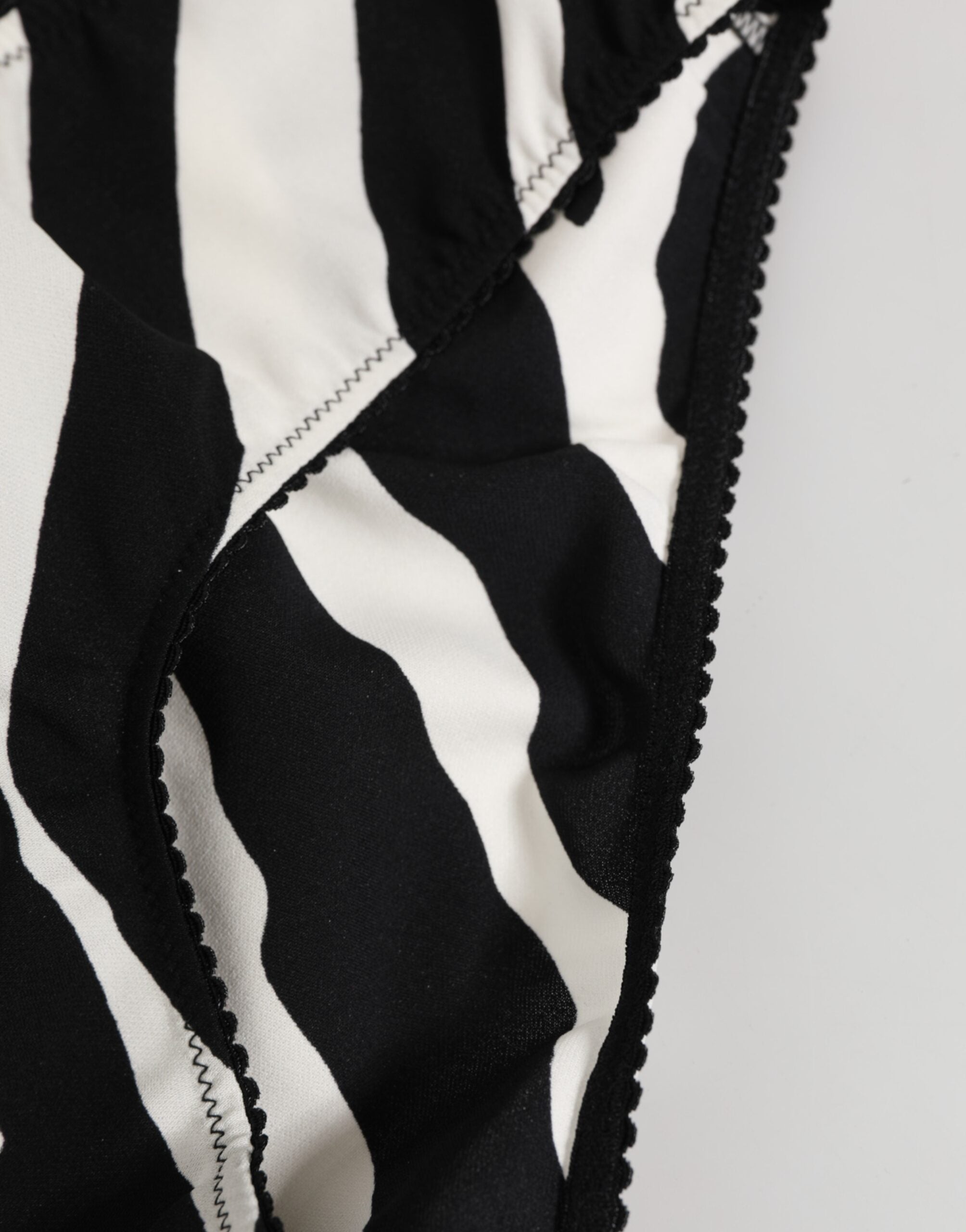 Dolce &amp; Gabbana – Slip mit Zebra-Print in Schwarz und Weiß
