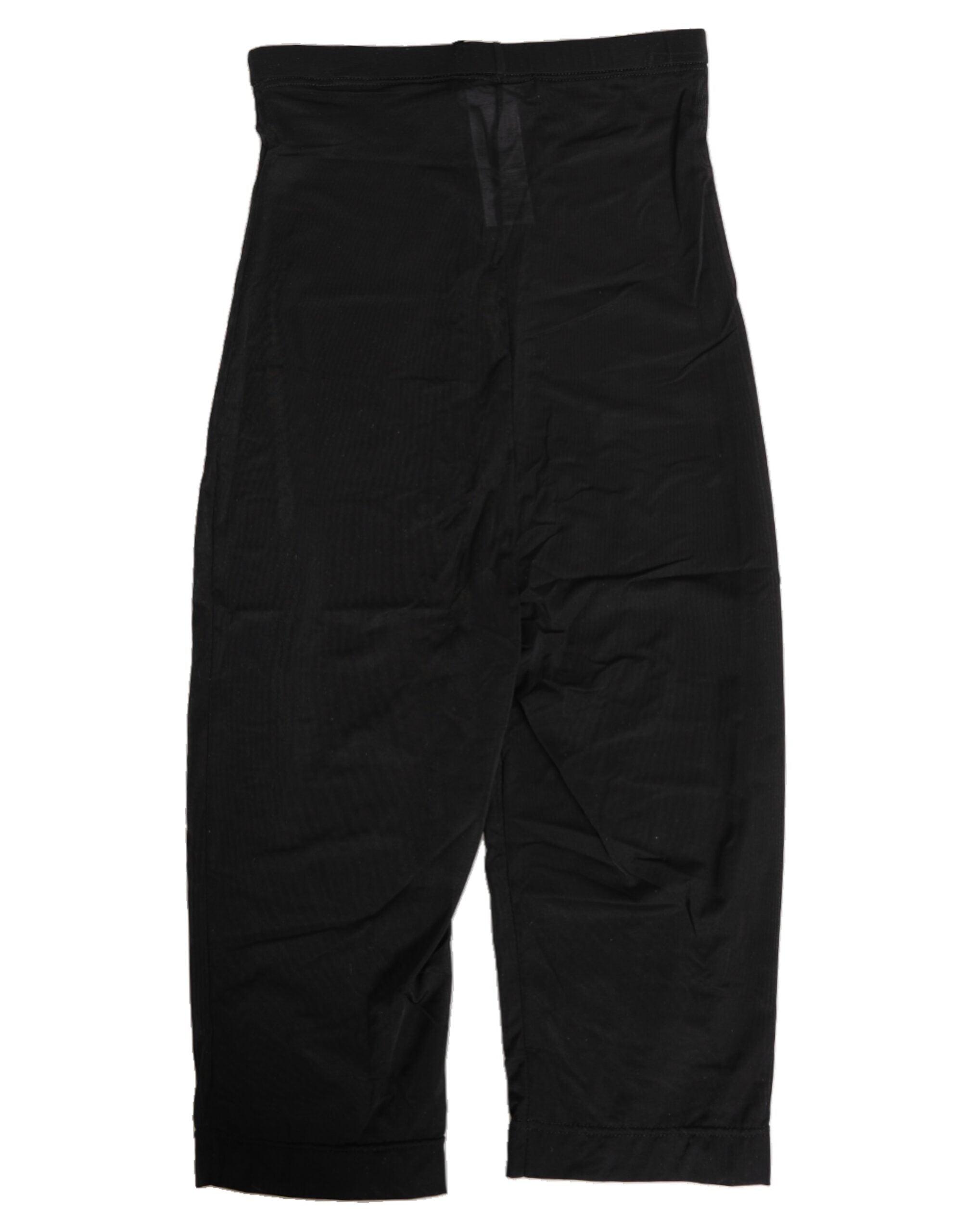 Dolce &amp; Gabbana – Schwarze, enge Midi-Hose mit hoher Taille