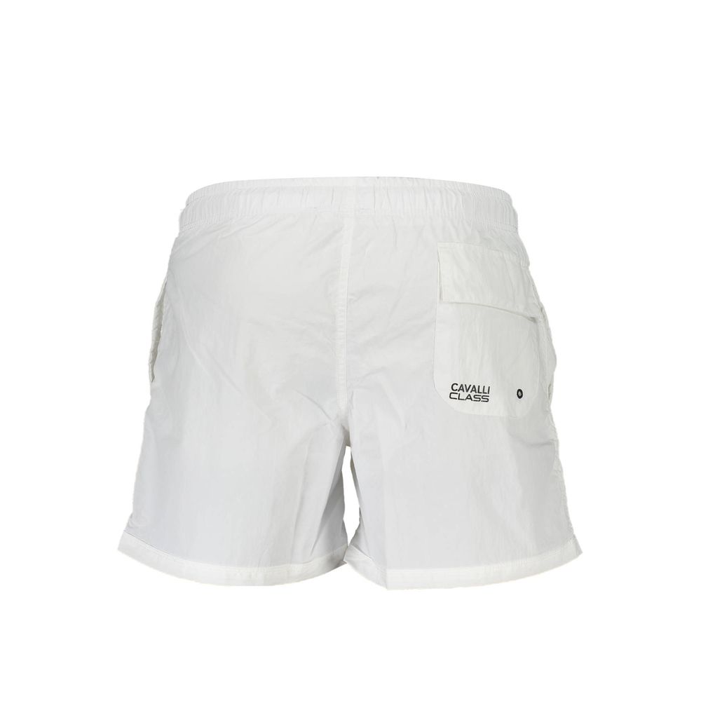 Cavalli Class White Polyamide Swimwear