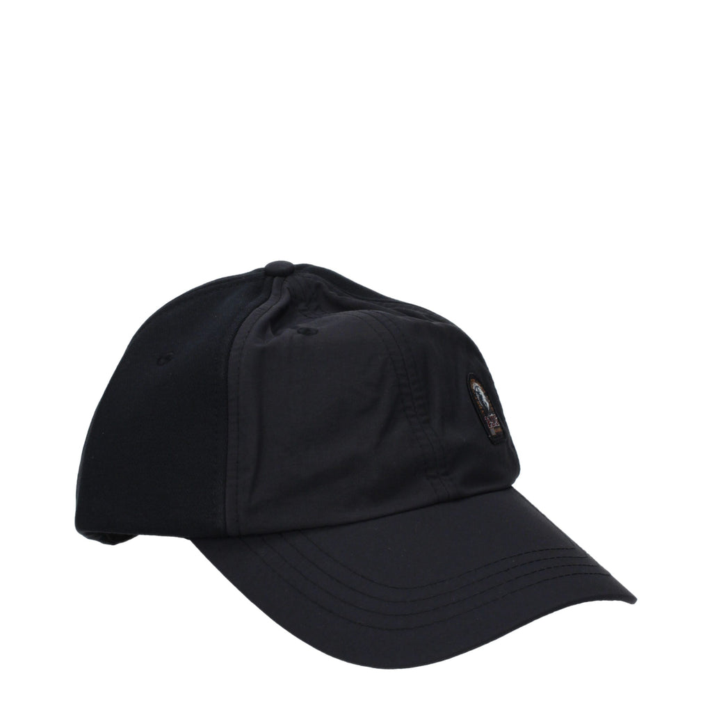 Parajumpers Black Cotton Caps (Baseball Hat)