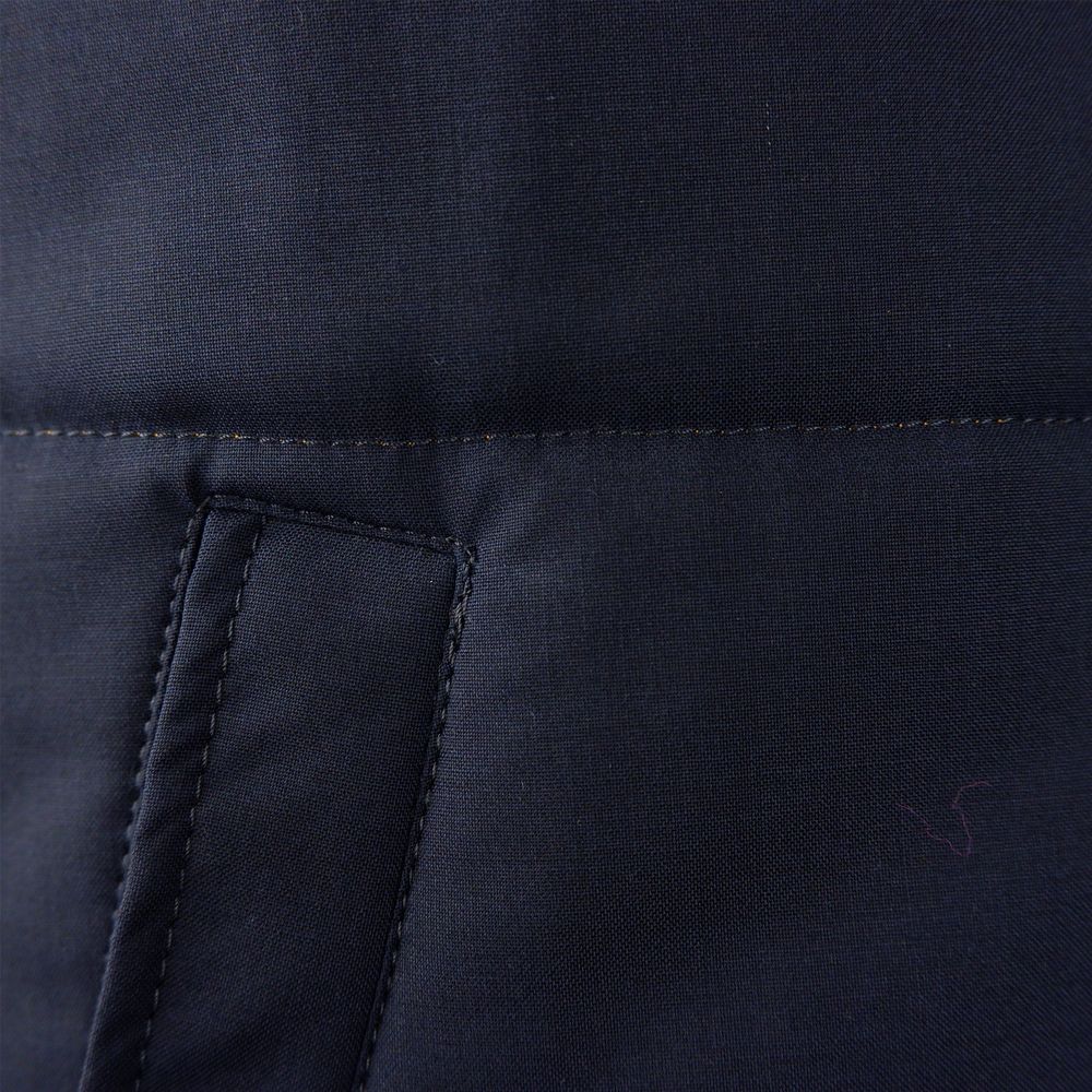 Made in Italy Blaue Wollweste für Herren