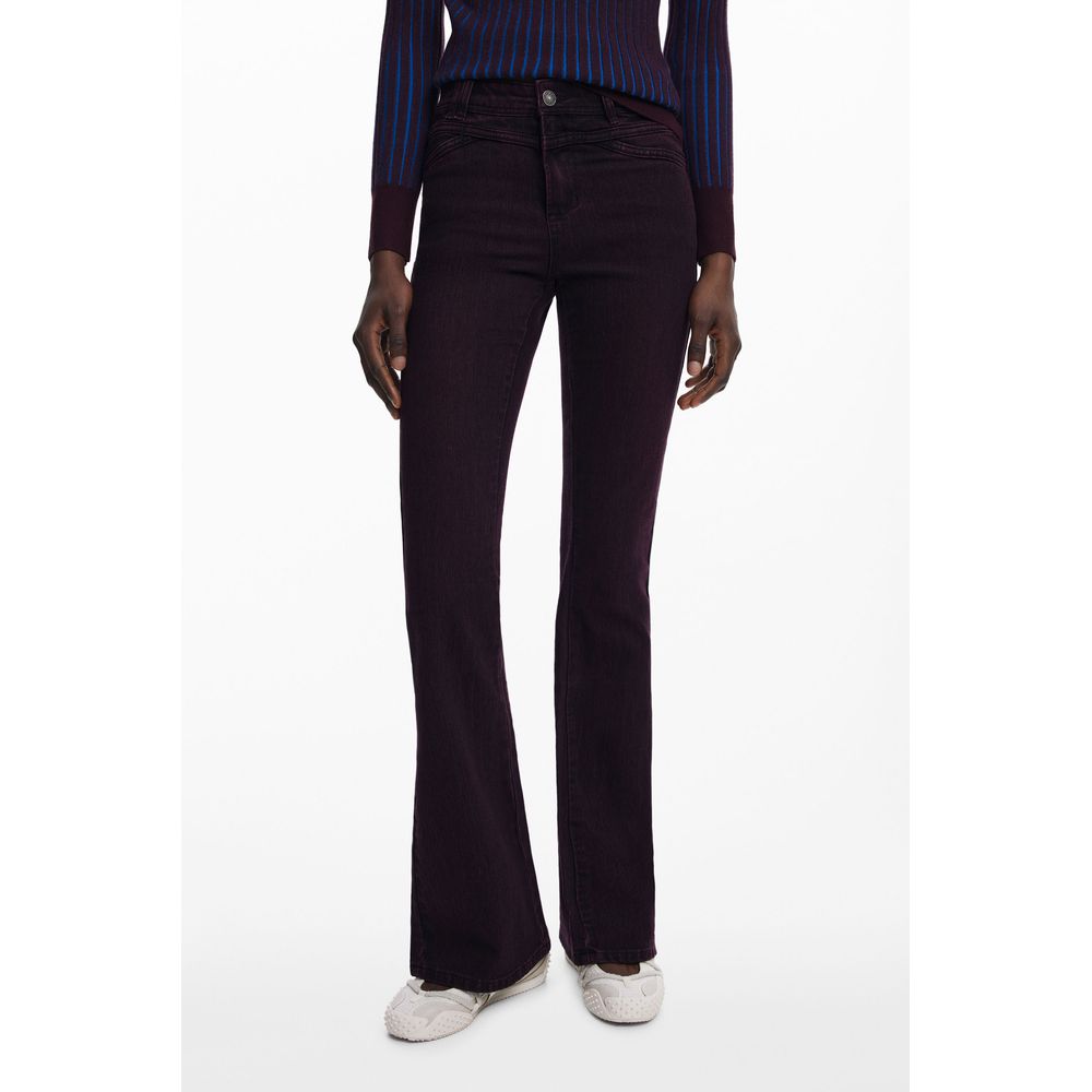 Desigual Lila Baumwolle Damen Jeans