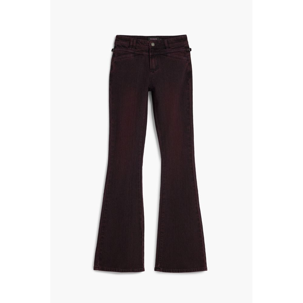 Desigual Lila Baumwolle Damen Jeans