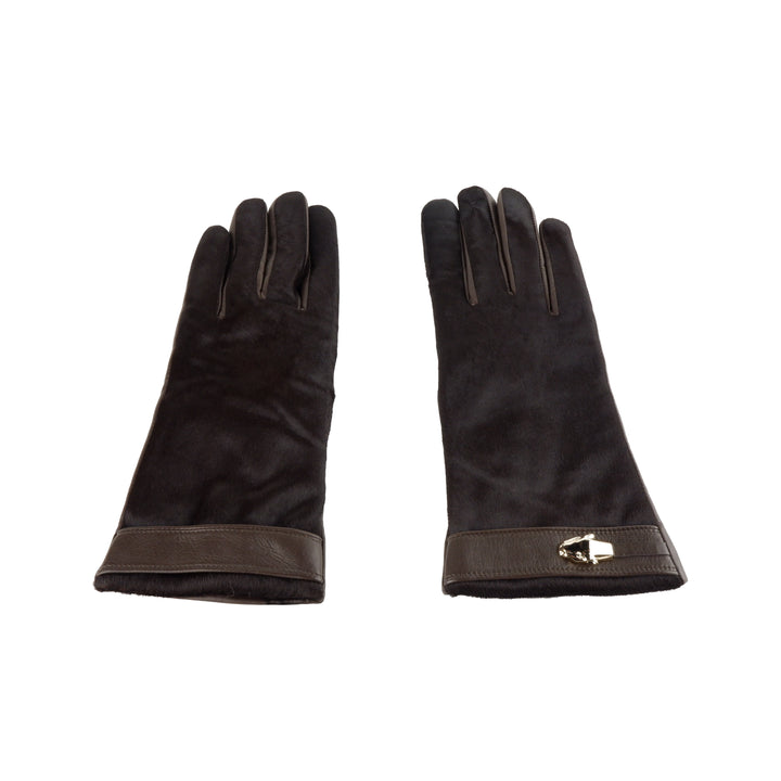 Cavalli Class Gloves Brown Woman