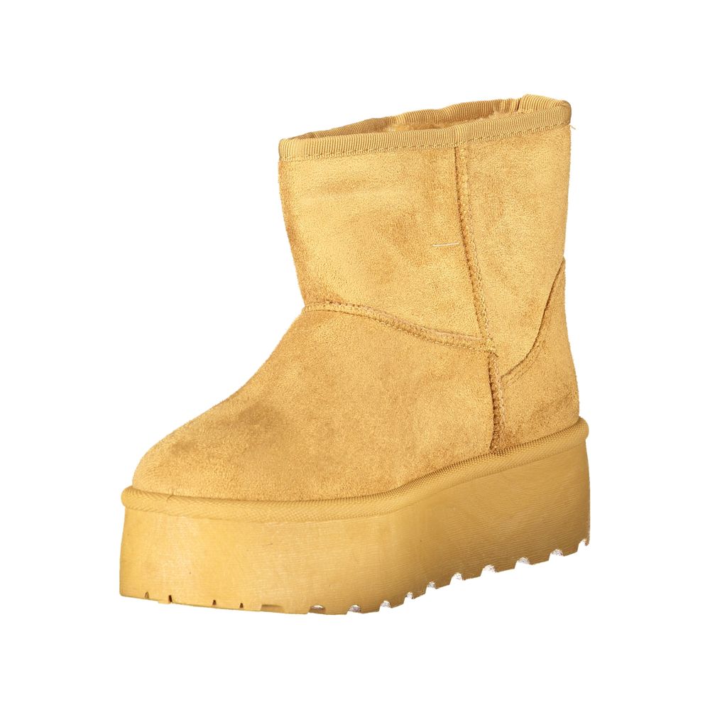 Laura Biagiotti Brown Polyester Women Boot