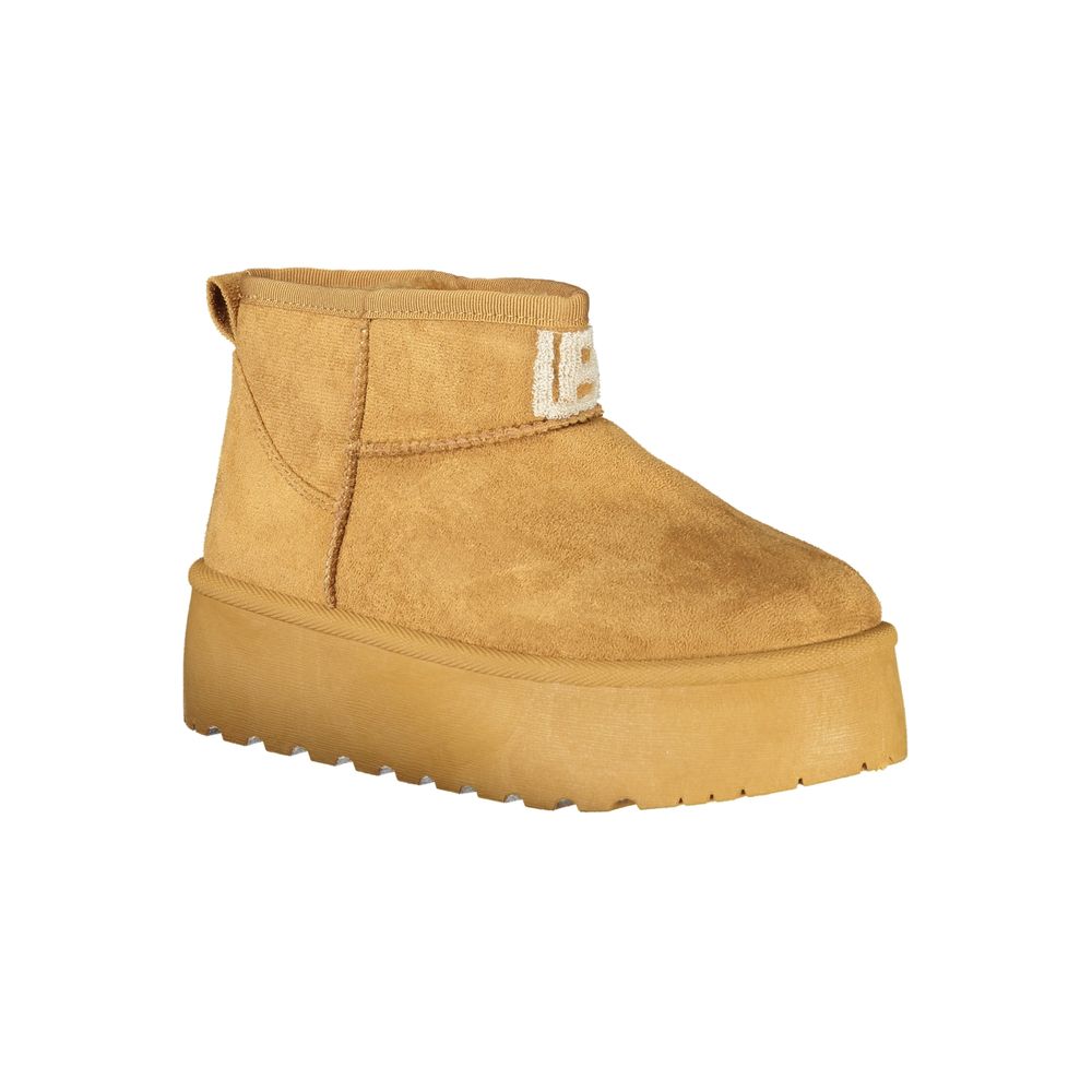 Laura Biagiotti Brown Polyester Women Boot