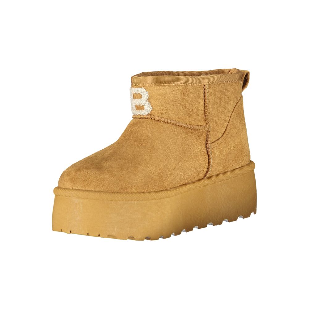 Laura Biagiotti Brown Polyester Women Boot