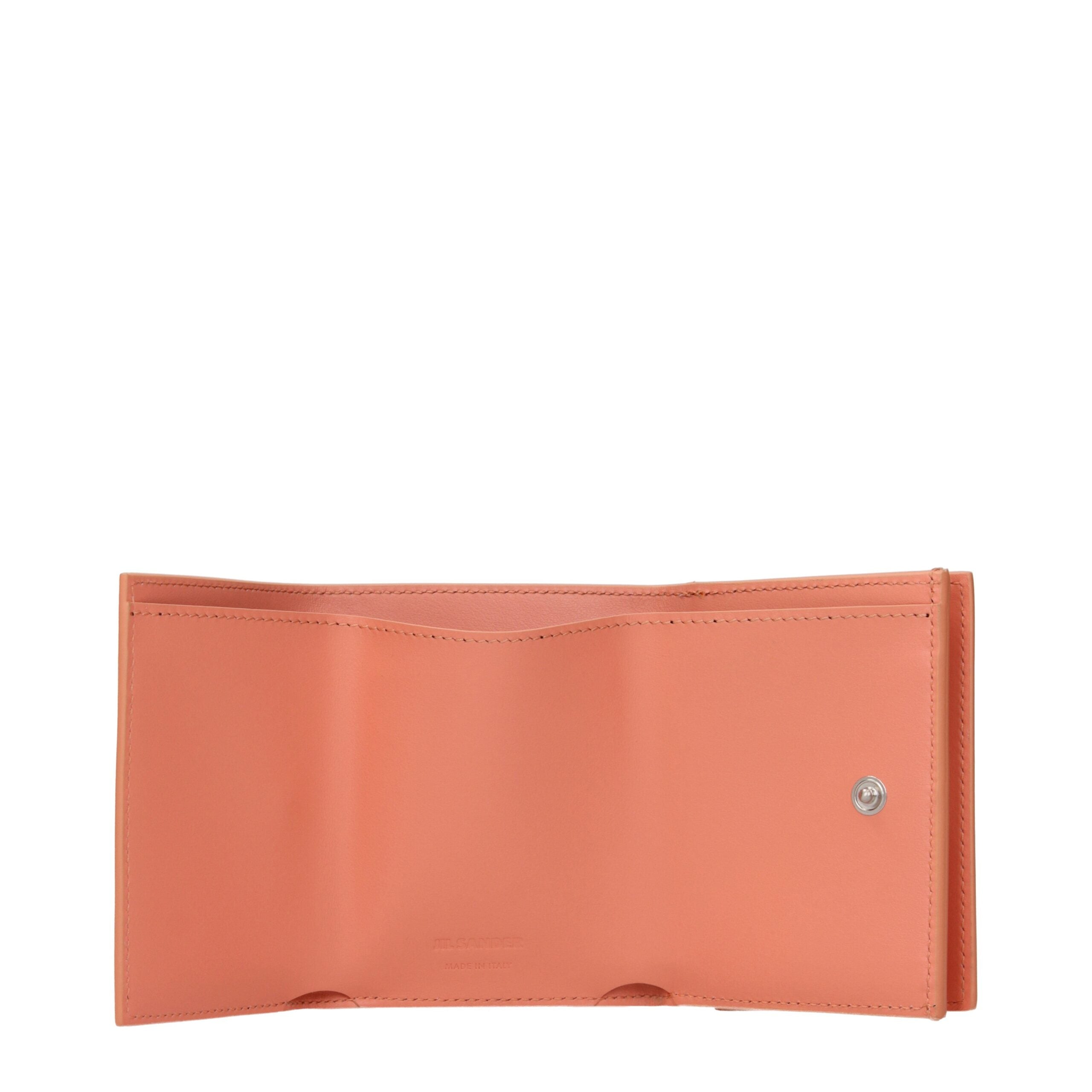 Jil Sander Pink Leather Wallet