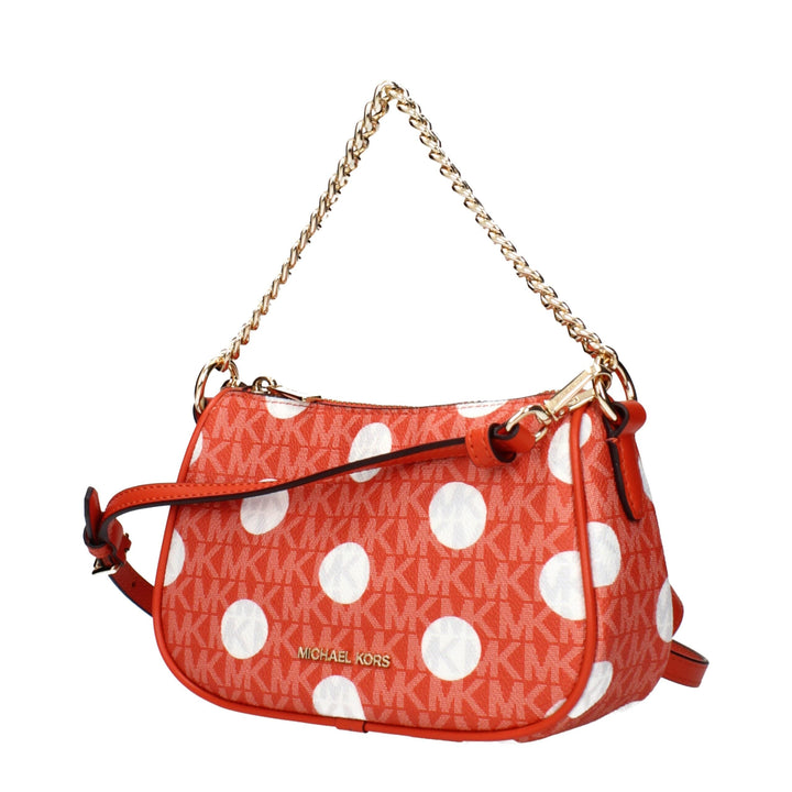 Michael Kors Red Fabric Handbag