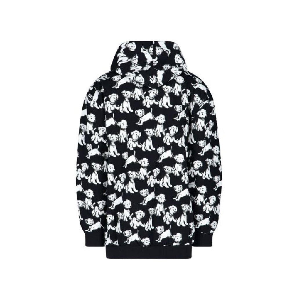 Celine Hooded Printed Dogs Sweatshirt – Siebentaschen