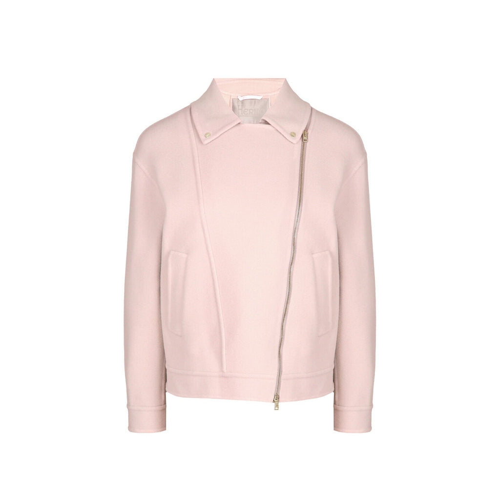 HERNO Wool Biker Jacket