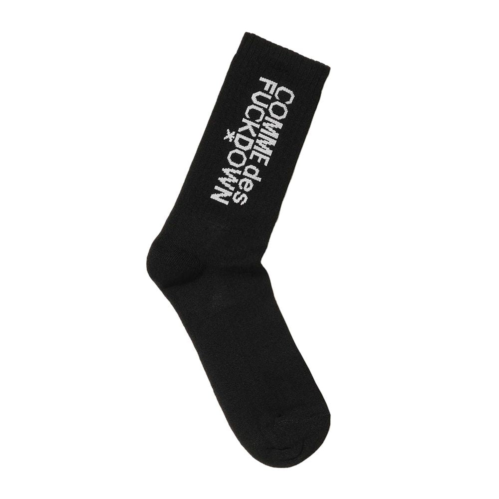 Comme Des Fuckdown Schwarze Baumwollsocke