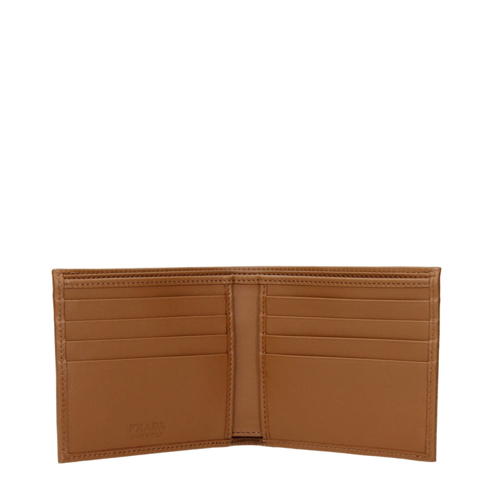 Prada Brown Fabric Wallet