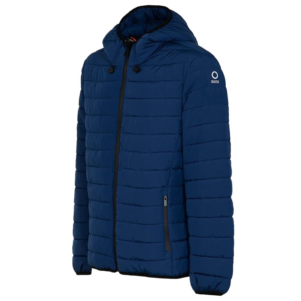 Suns Blaue Polyester Steppjacke für Herren