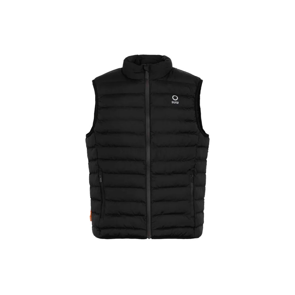 Suns – Schwarze Polyester-Ärmellose Jacke