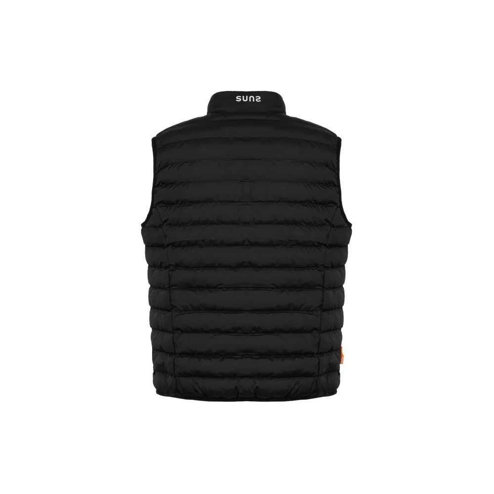 Suns – Schwarze Polyester-Ärmellose Jacke