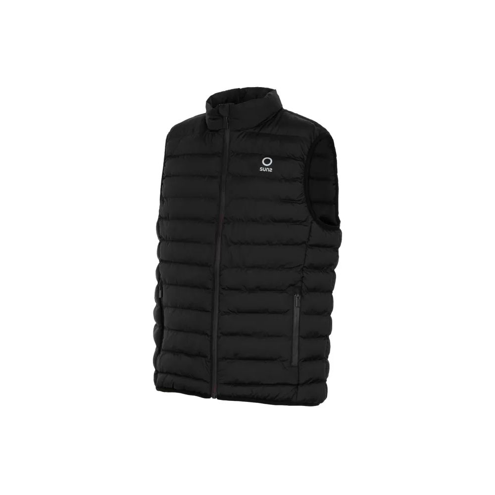 Suns – Schwarze Polyester-Ärmellose Jacke