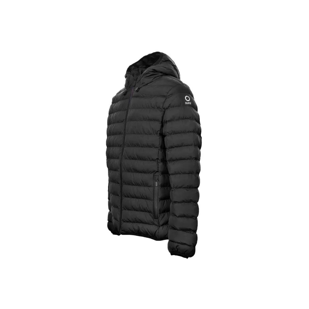 Suns Schwarze Polyester-Steppjacke für Herren