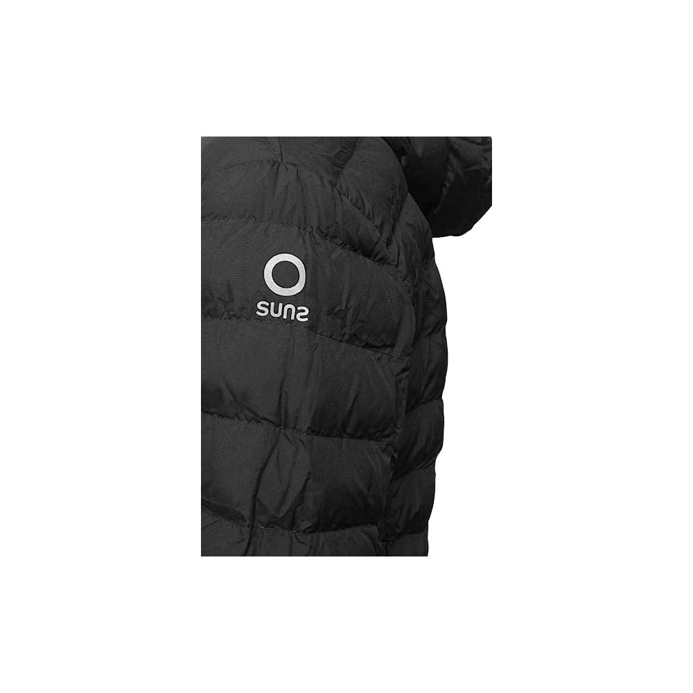 Suns Schwarze Polyester-Steppjacke für Herren