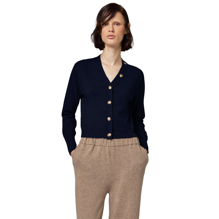 Alpha Studio Sweaters Blue Woman