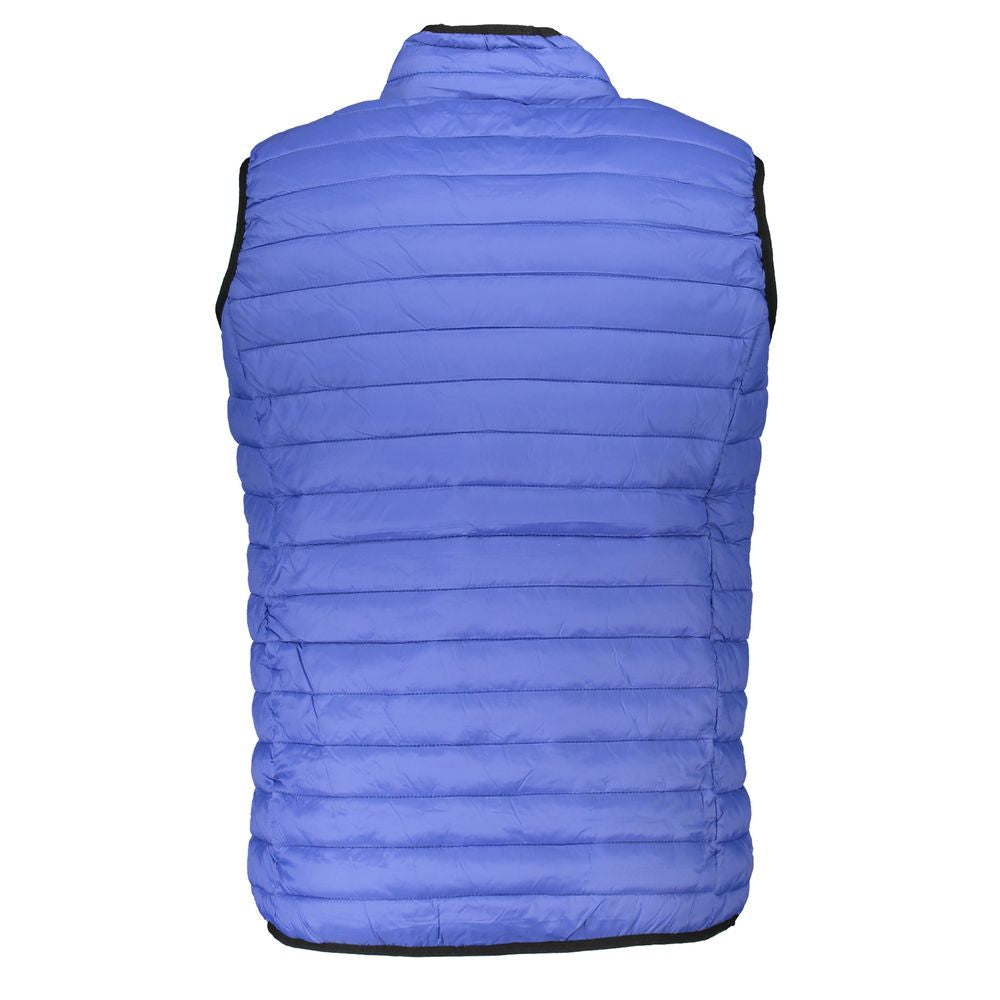 Gianmarco Venturi – Ärmellose Jacke aus blauem Polyamid