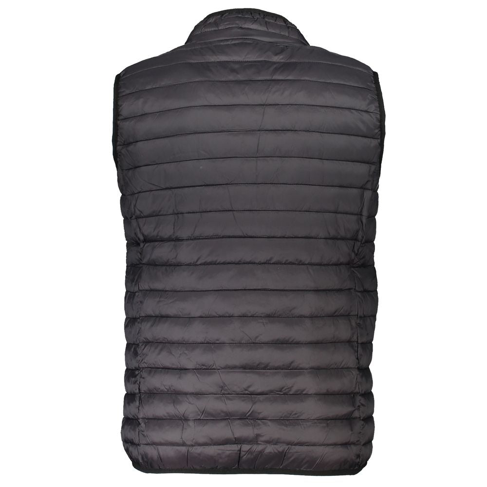 Gianmarco Venturi Schwarze ärmellose Jacke aus Polyamid
