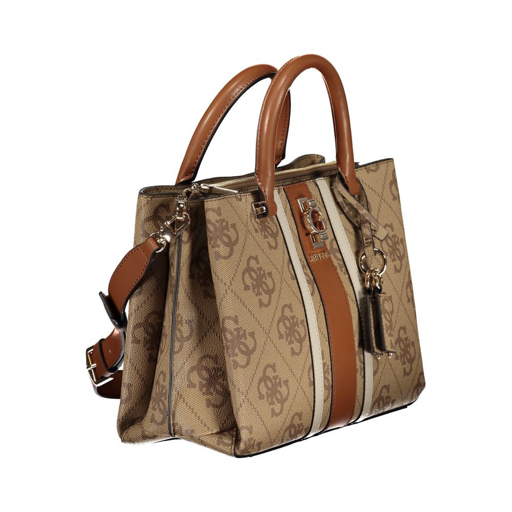 Guess Jeans Beige Polyethylene Women Handbag