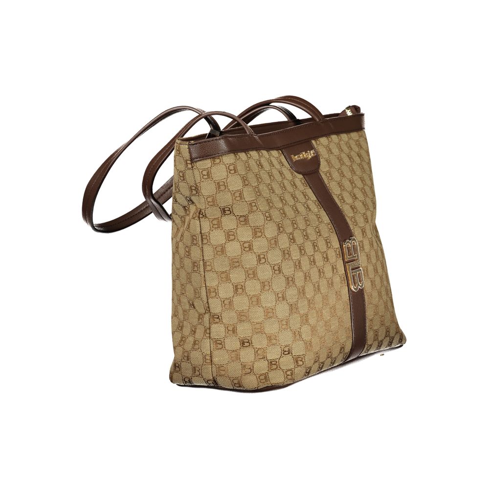 Laura Biagiotti Beige Polyester Handbag