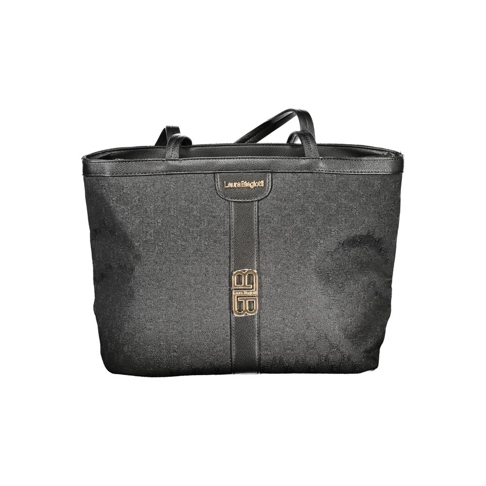 Laura Biagiotti Black Polyester Handbag