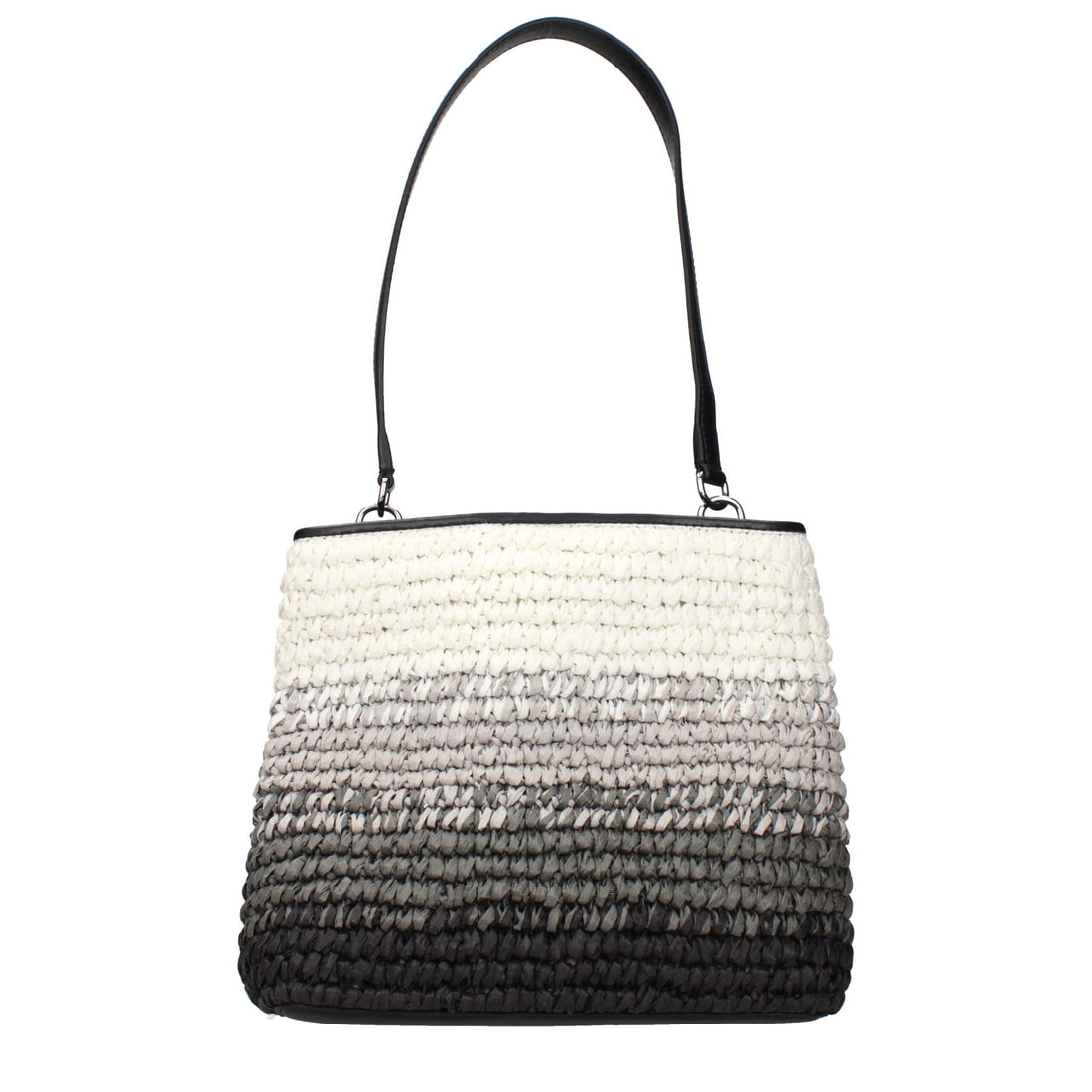 Michael Kors Black Raffia Shoulder Bag