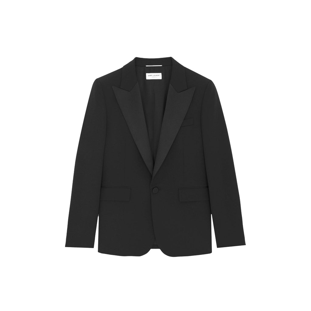 Saint Laurent Grain De Poudre Smoking Jacket – Siebentaschen