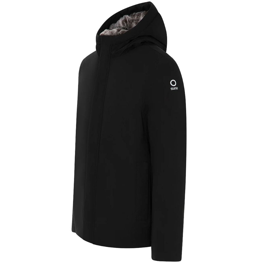 Suns Schwarze Polyesterjacken und -mäntel
