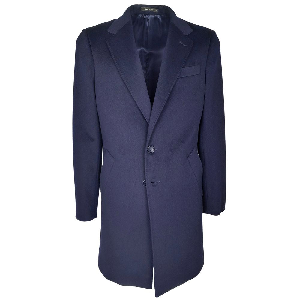 Blaue Wolljacke für Herren, Made in Italy