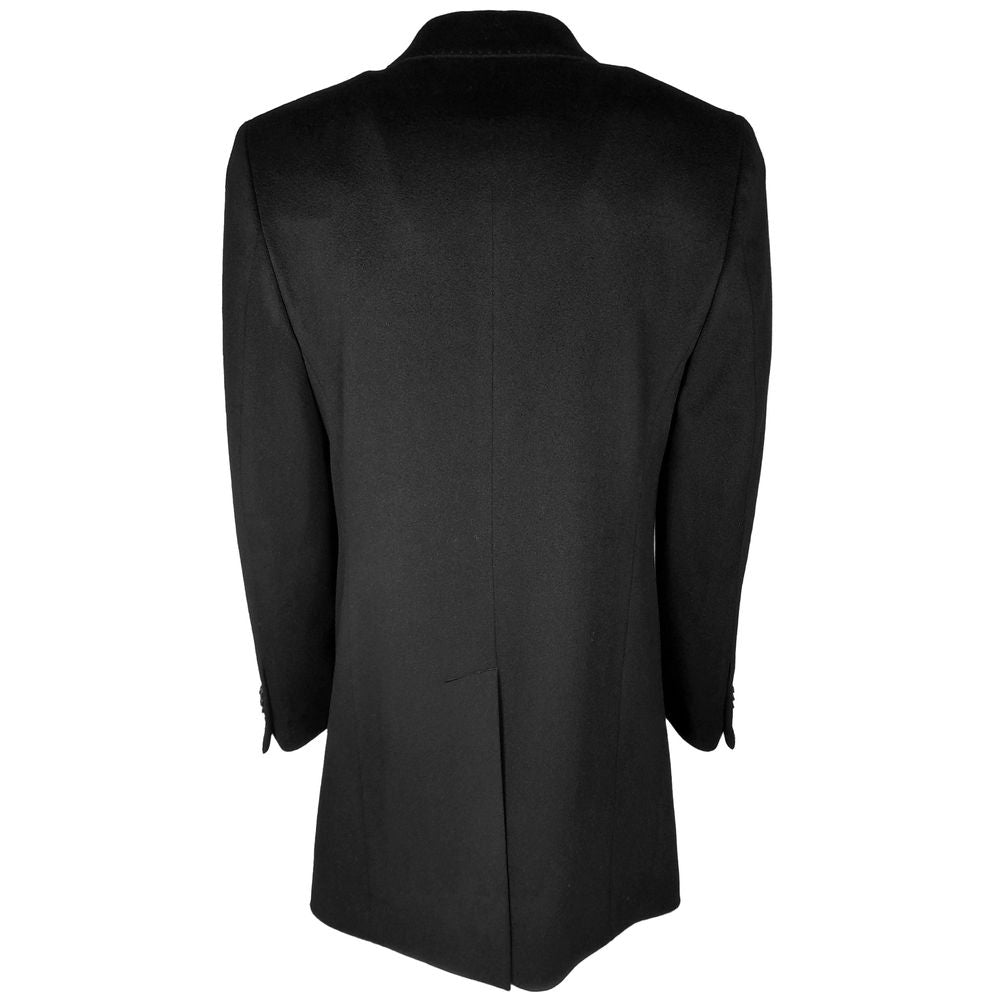 Schwarze Wolljacke für Herren, Made in Italy
