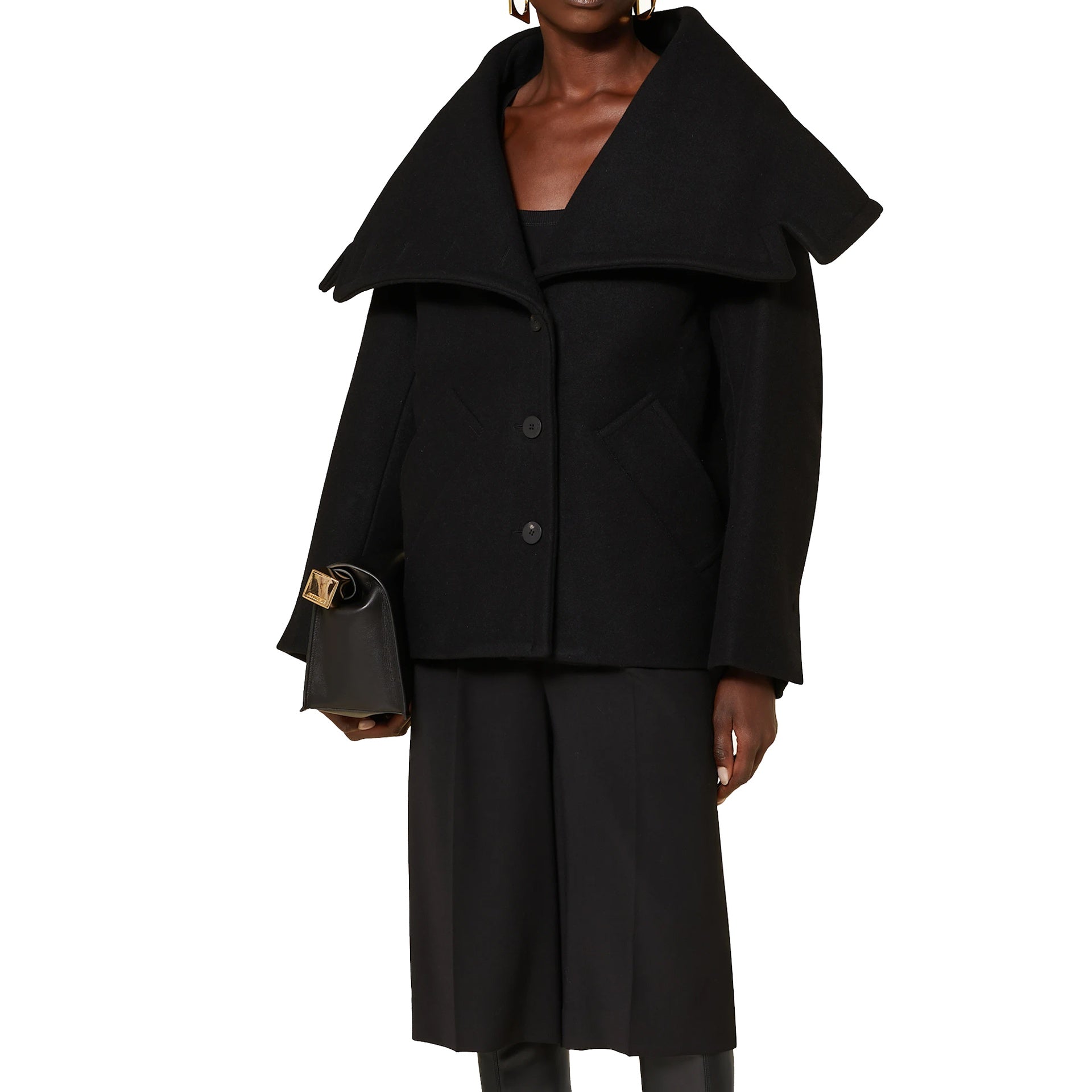 Jacquemus Le Caban Caruso Draped-collar Jacket – Siebentaschen