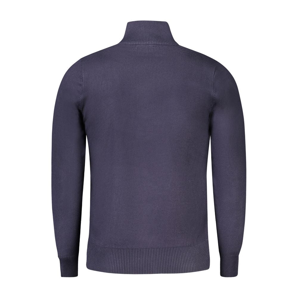 Coveri Moving Blauer Nylonpullover